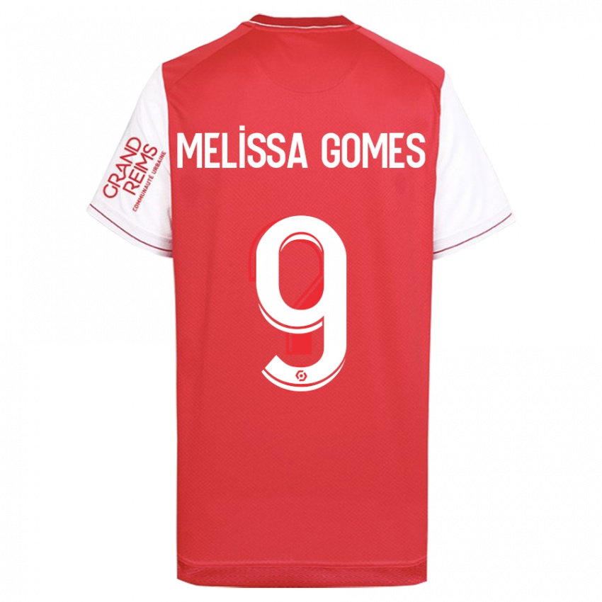 Mujer Camiseta Melissa Ferreira Gomes #9 Rojo 1ª Equipación 2023/24 La Camisa México