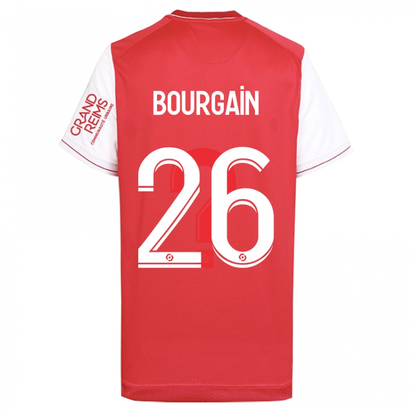 Mujer Camiseta Lea Bourgain #26 Rojo 1ª Equipación 2023/24 La Camisa México