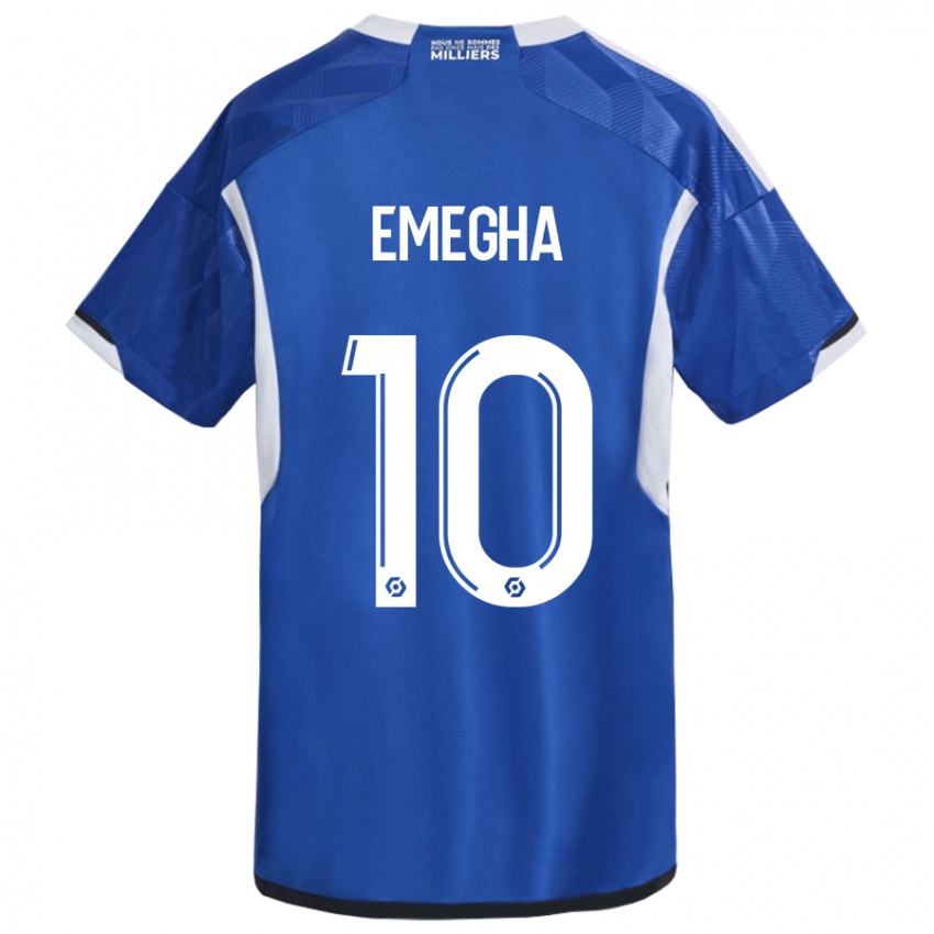 Mujer Camiseta Emanuel Emegha #10 Azul 1ª Equipación 2023/24 La Camisa México