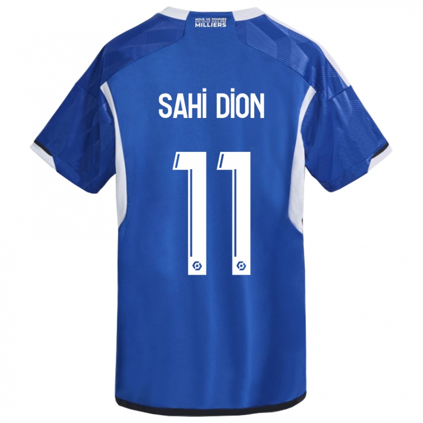 Mujer Camiseta Moïse Sahi Dion #11 Azul 1ª Equipación 2023/24 La Camisa México