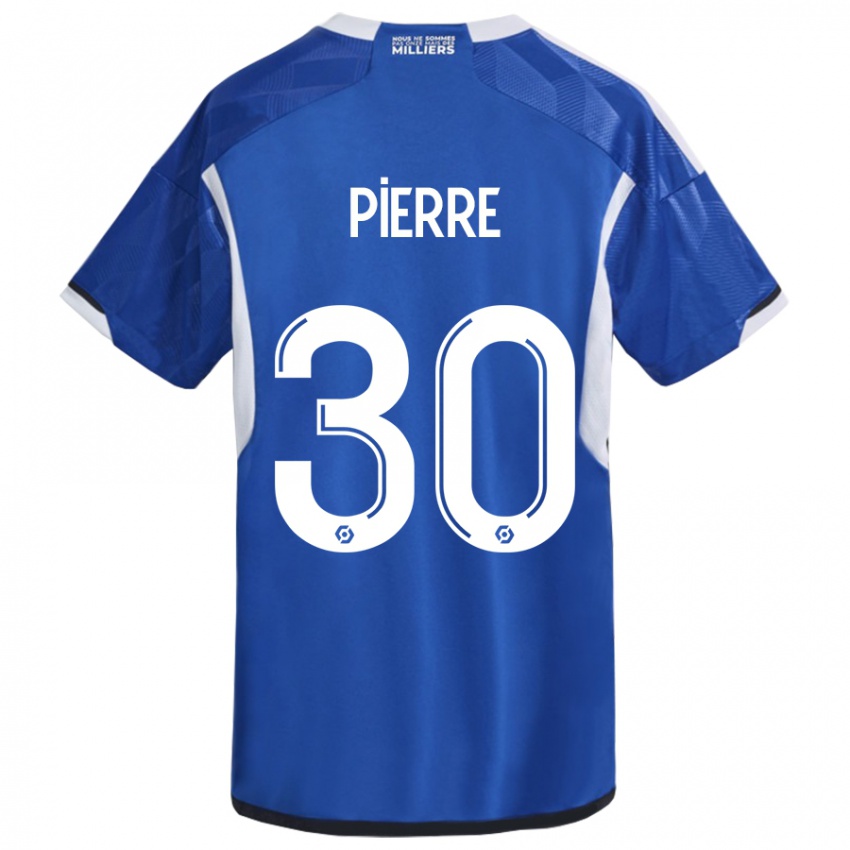 Mujer Camiseta Alexandre Pierre #30 Azul 1ª Equipación 2023/24 La Camisa México