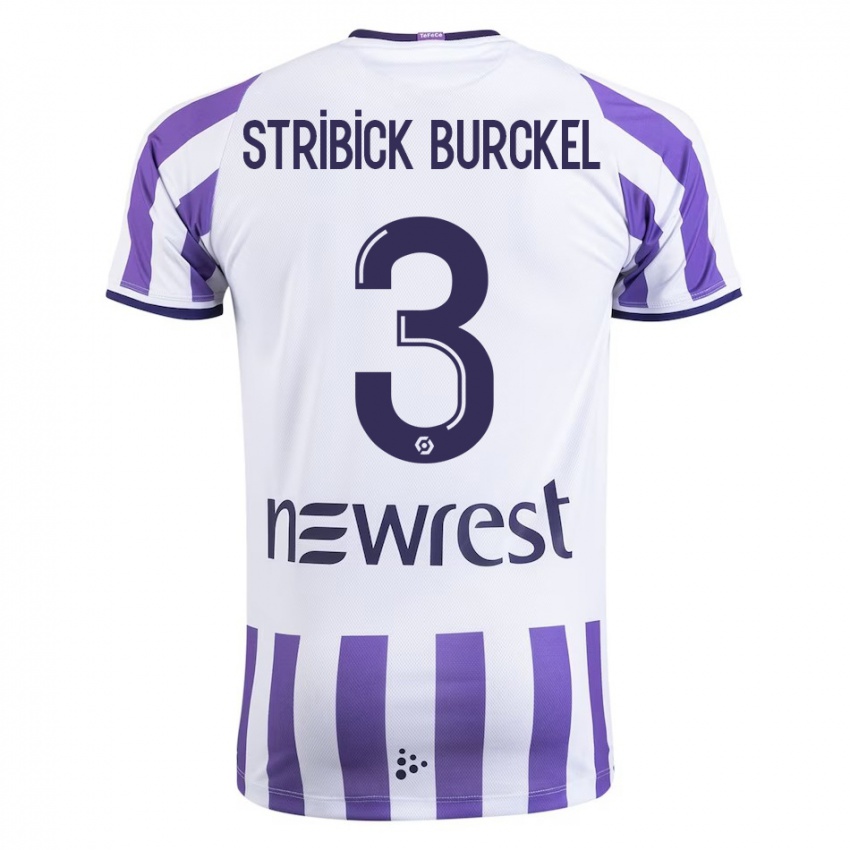 Mujer Camiseta Laetitia Stribick-Burckel #3 Blanco 1ª Equipación 2023/24 La Camisa México