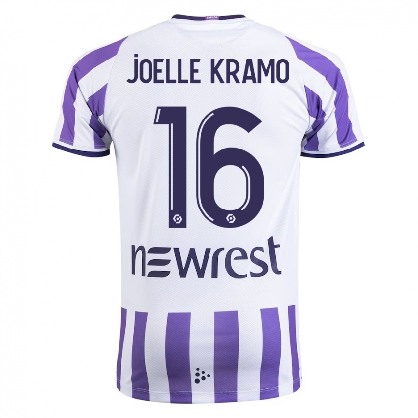 Mujer Camiseta Marie Joelle Kramo #16 Blanco 1ª Equipación 2023/24 La Camisa México