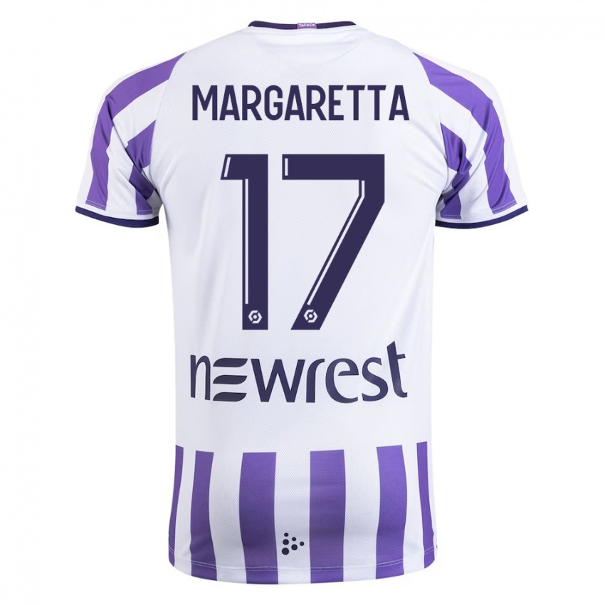 Mujer Camiseta Jessica Margaretta #17 Blanco 1ª Equipación 2023/24 La Camisa México