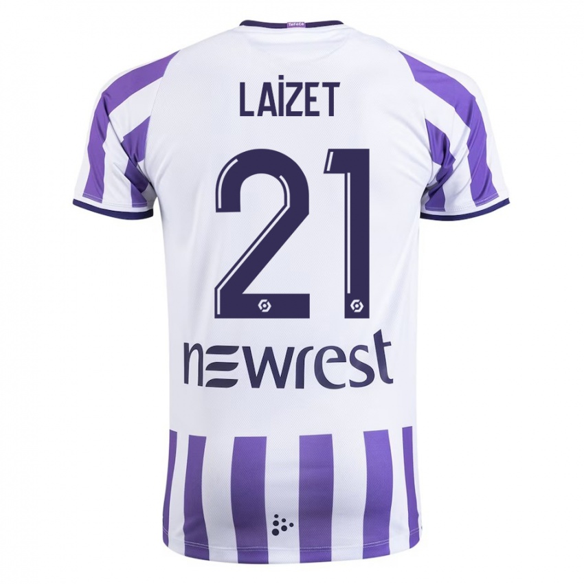 Mujer Camiseta Emma Laizet #21 Blanco 1ª Equipación 2023/24 La Camisa México