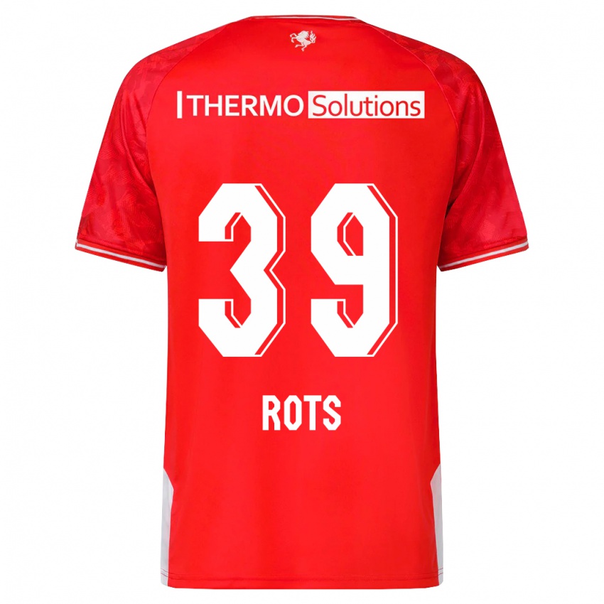 Mujer Camiseta Mats Rots #39 Rojo 1ª Equipación 2023/24 La Camisa México