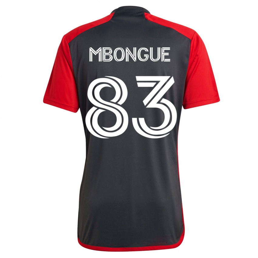 Mujer Camiseta Hugo Mbongue #83 Gris 1ª Equipación 2023/24 La Camisa México