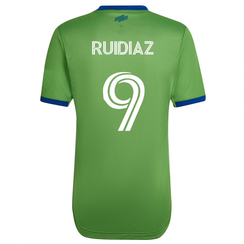 Mujer Camiseta Raúl Ruidíaz #9 Verde 1ª Equipación 2023/24 La Camisa México