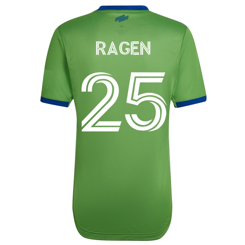 Mujer Camiseta Jackson Ragen #25 Verde 1ª Equipación 2023/24 La Camisa México