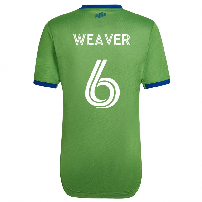 Mujer Camiseta Morgan Weaver #6 Verde 1ª Equipación 2023/24 La Camisa México