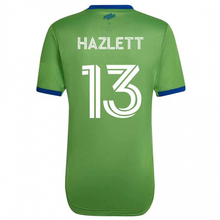 Mujer Camiseta Kimberly Hazlett #13 Verde 1ª Equipación 2023/24 La Camisa México