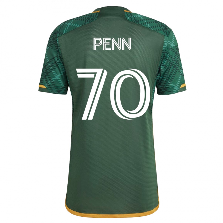 Mujer Camiseta Josh Penn #70 Verde 1ª Equipación 2023/24 La Camisa México