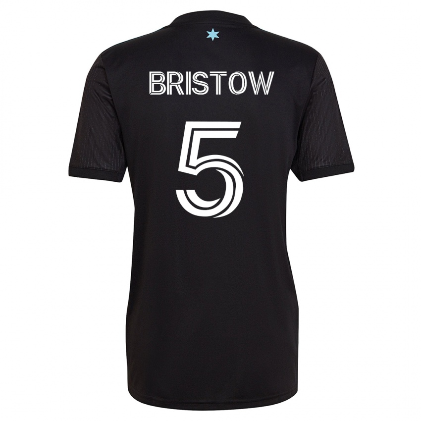 Mujer Camiseta Ethan Bristow #5 Negro 1ª Equipación 2023/24 La Camisa México