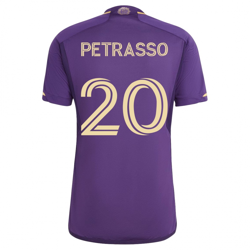 Mujer Camiseta Luca Petrasso #20 Violeta 1ª Equipación 2023/24 La Camisa México