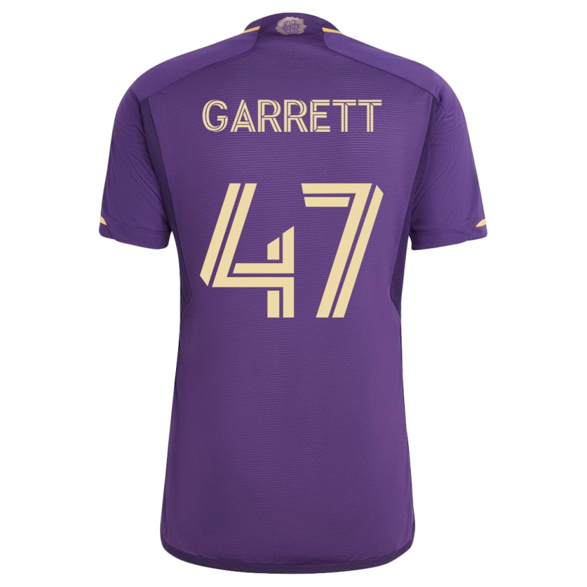 Mujer Camiseta Ian Garrett #47 Violeta 1ª Equipación 2023/24 La Camisa México