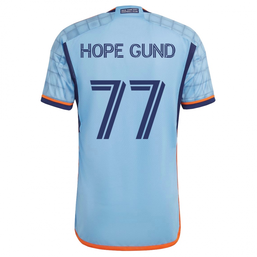 Mujer Camiseta Rio Hope-Gund #77 Azul 1ª Equipación 2023/24 La Camisa México