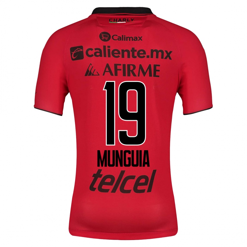 Mujer Camiseta Mariana Munguia #19 Rojo 1ª Equipación 2023/24 La Camisa México