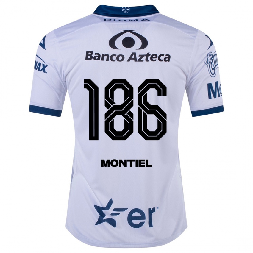 Mujer Camiseta Santiago Montiel #186 Blanco 1ª Equipación 2023/24 La Camisa México