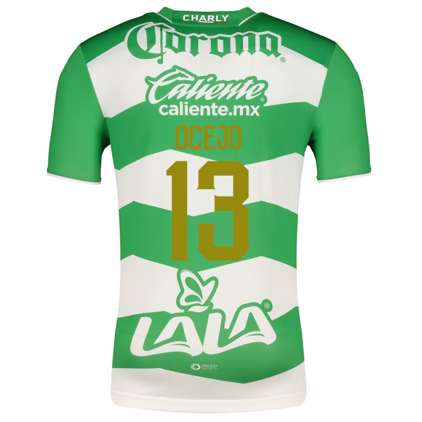 Mujer Camiseta Jesus Ocejo #13 Verde 1ª Equipación 2023/24 La Camisa México
