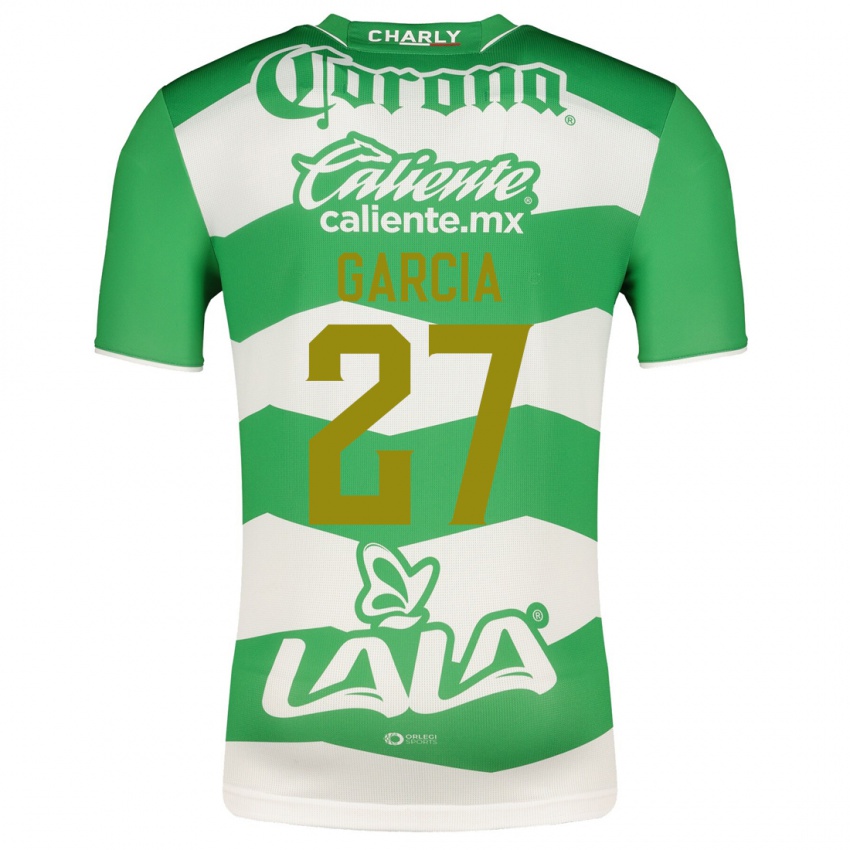 Mujer Camiseta Joel Garcia #27 Verde 1ª Equipación 2023/24 La Camisa México
