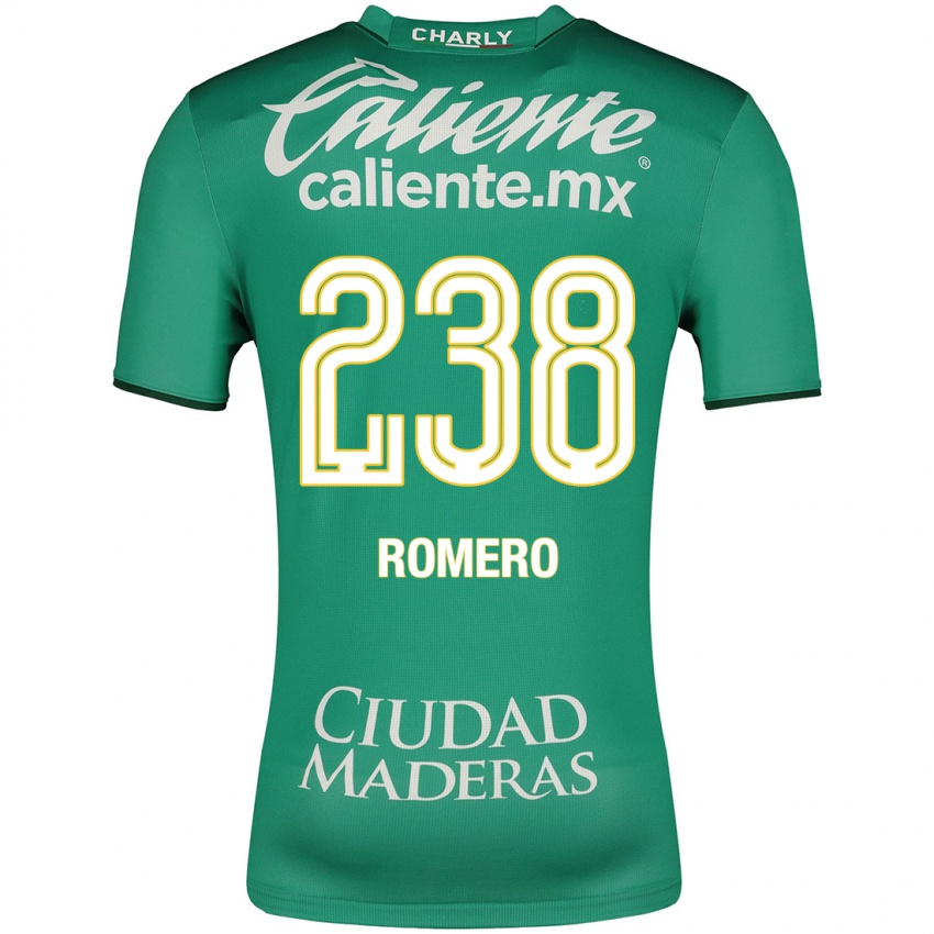 Mujer Camiseta Paulo Romero #238 Verde 1ª Equipación 2023/24 La Camisa México