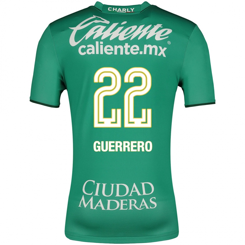 Mujer Camiseta África Guerrero #22 Verde 1ª Equipación 2023/24 La Camisa México