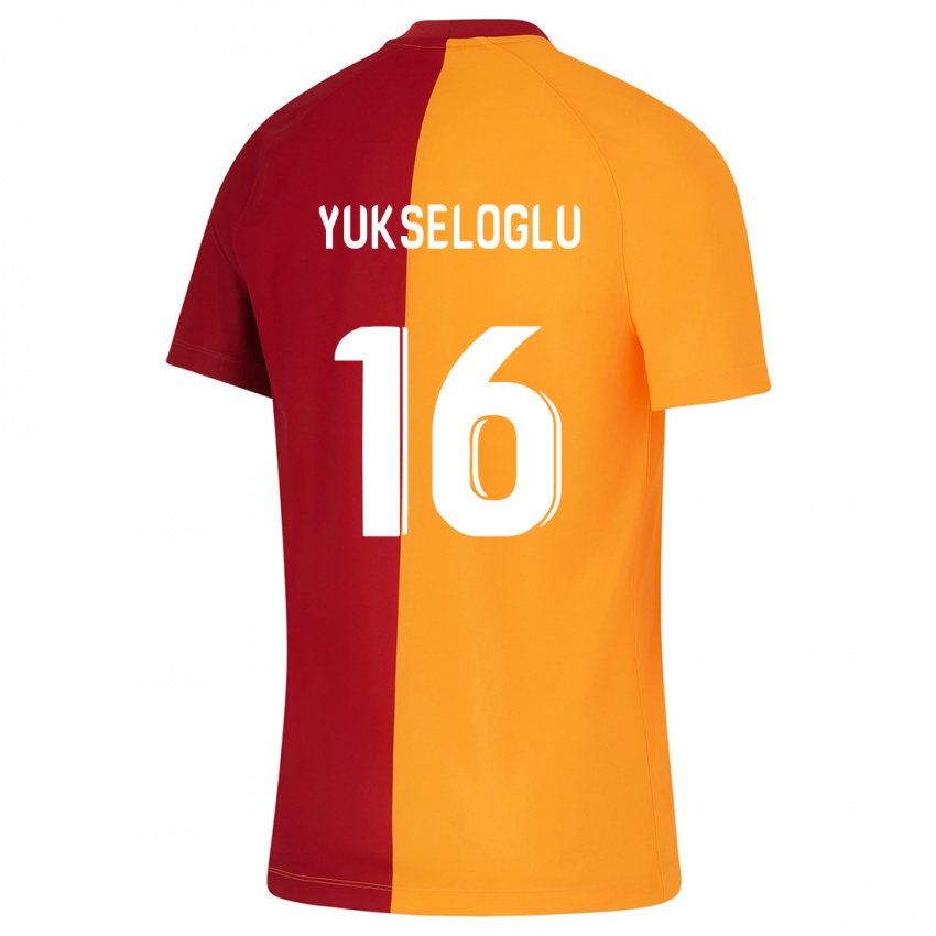 Mujer Camiseta Ayaz Yükseloğlu #16 Naranja 1ª Equipación 2023/24 La Camisa México