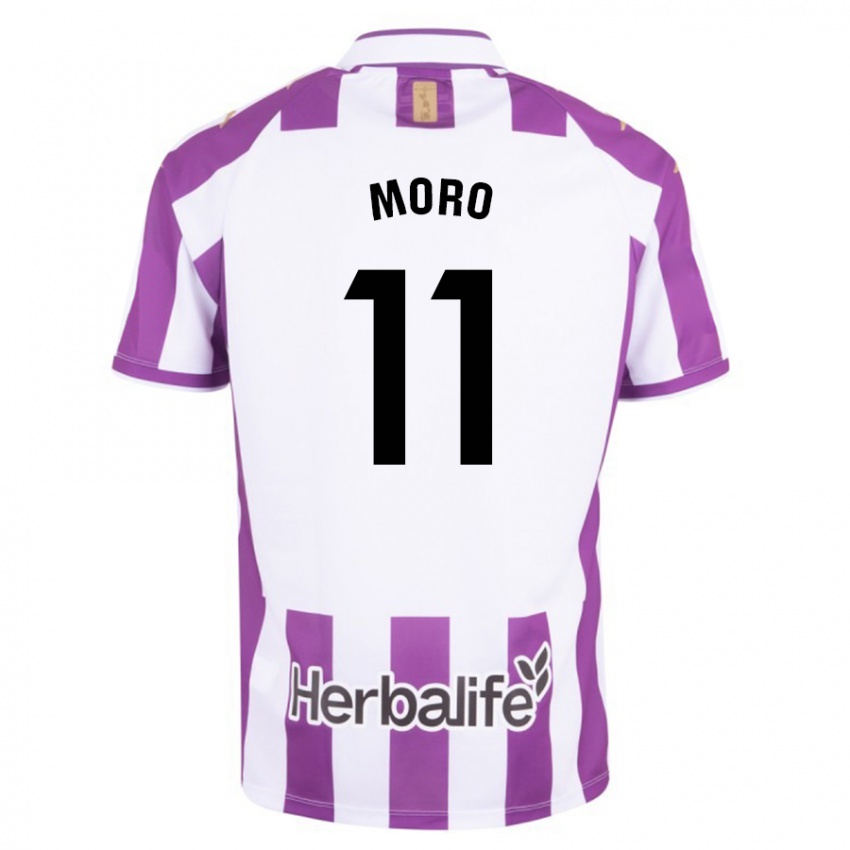 Mujer Camiseta Raul Moro #11 Morado 1ª Equipación 2023/24 La Camisa México