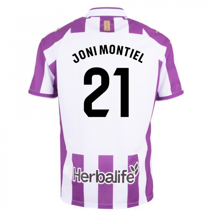 Mujer Camiseta Joni Montiel #21 Morado 1ª Equipación 2023/24 La Camisa México