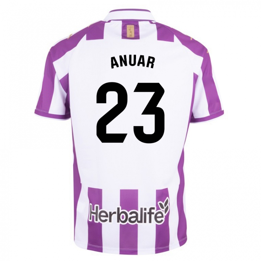 Mujer Camiseta Anuar #23 Morado 1ª Equipación 2023/24 La Camisa México