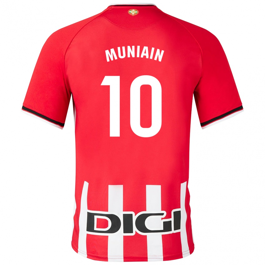 Mujer Camiseta Iker Muniain #10 Rojo 1ª Equipación 2023/24 La Camisa México