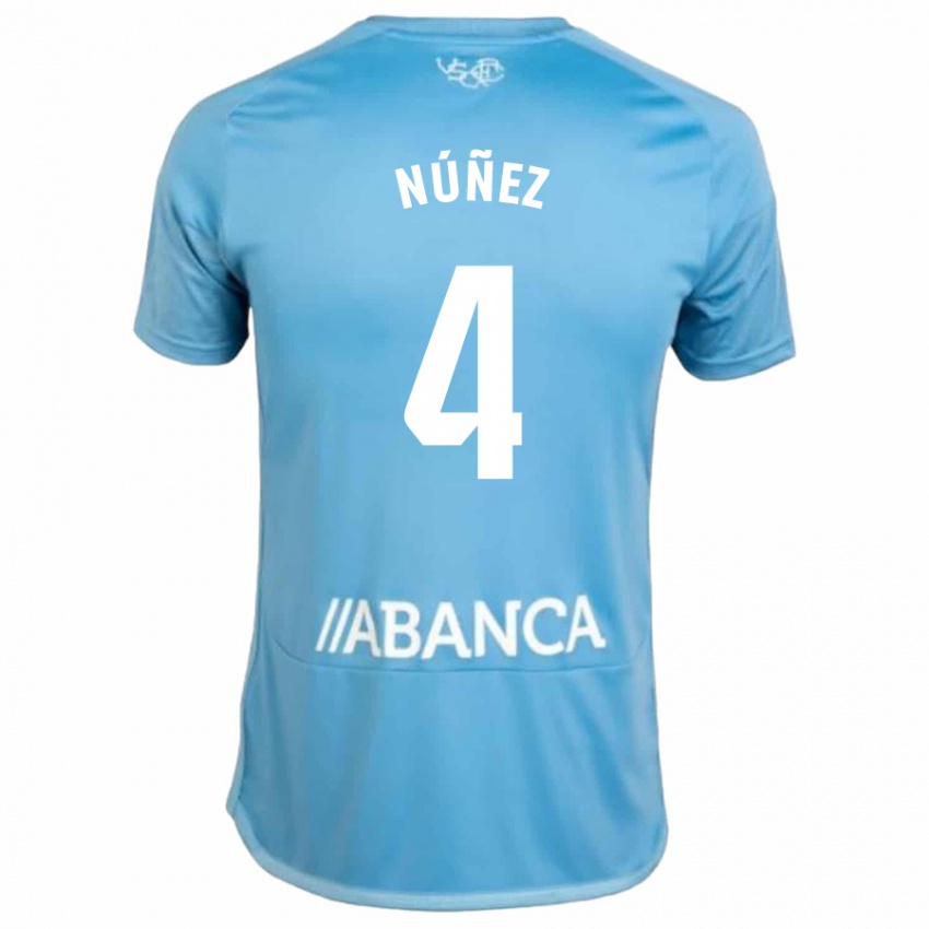 Mujer Camiseta Unai Nunez #4 Azul 1ª Equipación 2023/24 La Camisa México