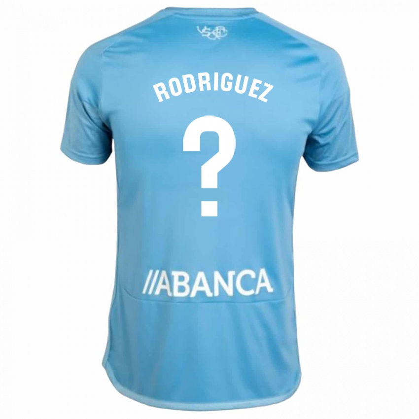 Mujer Camiseta Manu Rodríguez #0 Azul 1ª Equipación 2023/24 La Camisa México