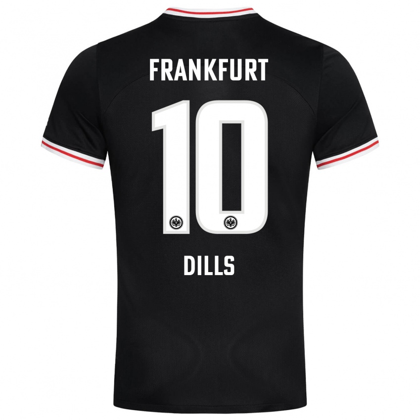 Mujer Camiseta Marvin Dills #10 Negro 2ª Equipación 2023/24 La Camisa México