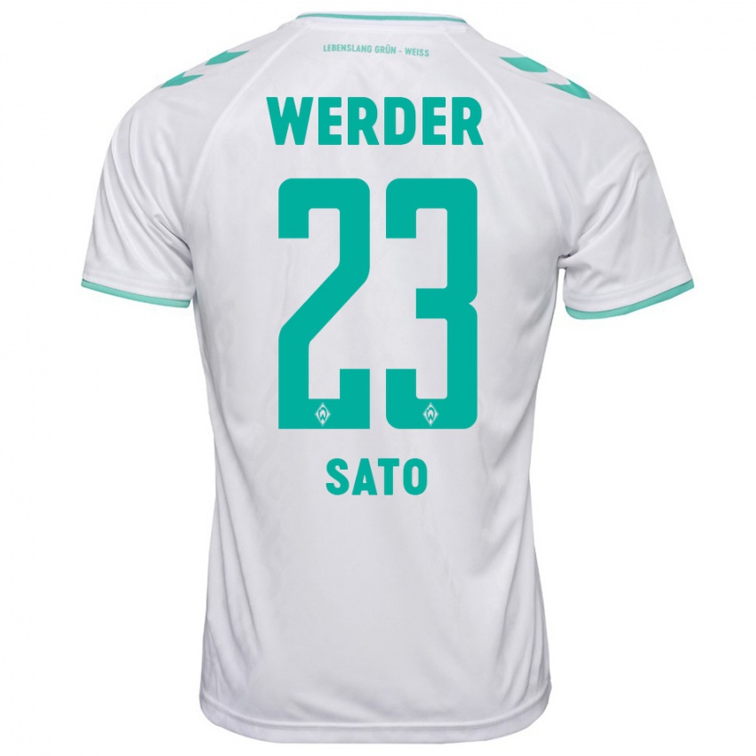 Mujer Camiseta Kein Sato #23 Blanco 2ª Equipación 2023/24 La Camisa México