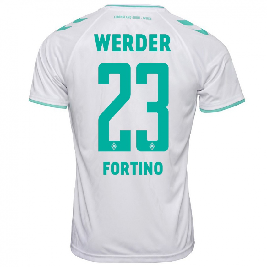 Mujer Camiseta Pierro Miguel Fortino #23 Blanco 2ª Equipación 2023/24 La Camisa México