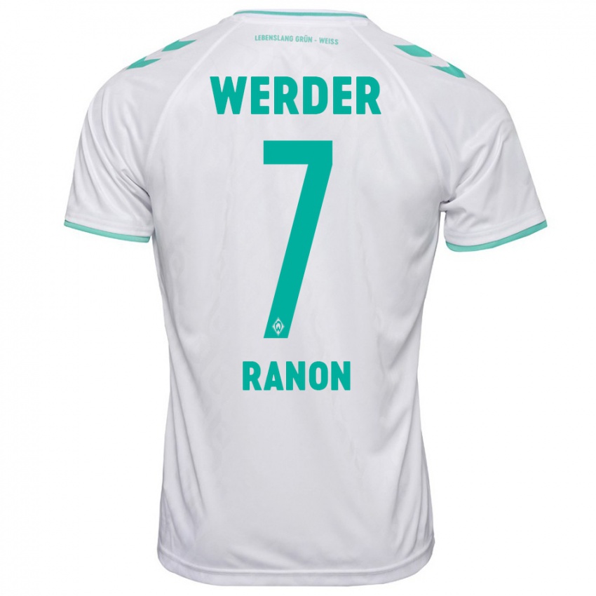 Mujer Camiseta Yuval Ranon #7 Blanco 2ª Equipación 2023/24 La Camisa México