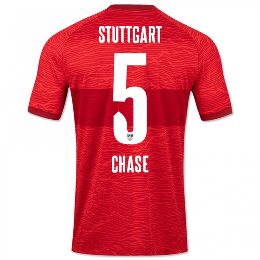 Mujer Camiseta Anrie Chase #5 Rojo 2ª Equipación 2023/24 La Camisa México