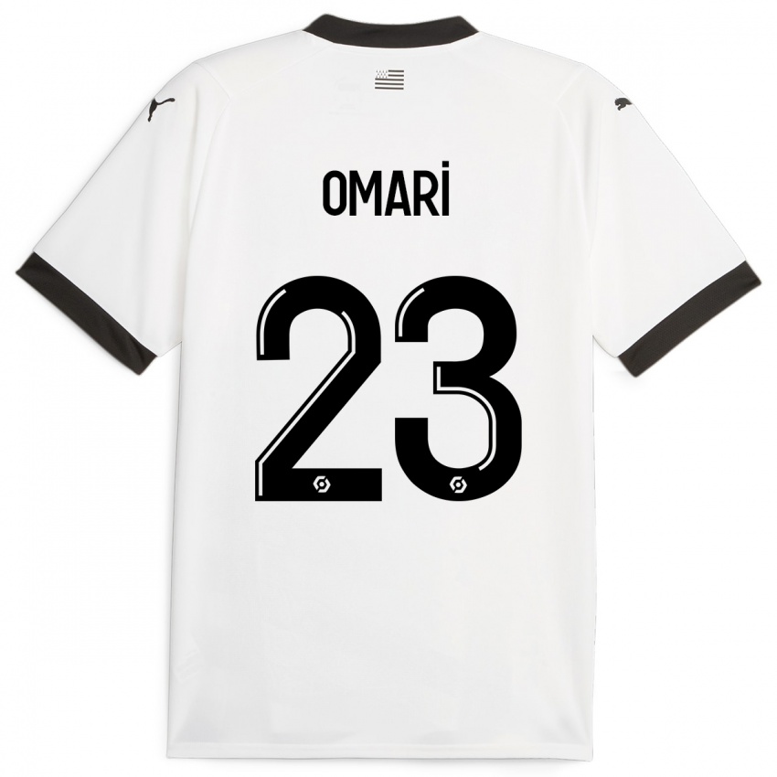 Mujer Camiseta Warmed Omari #23 Blanco 2ª Equipación 2023/24 La Camisa México