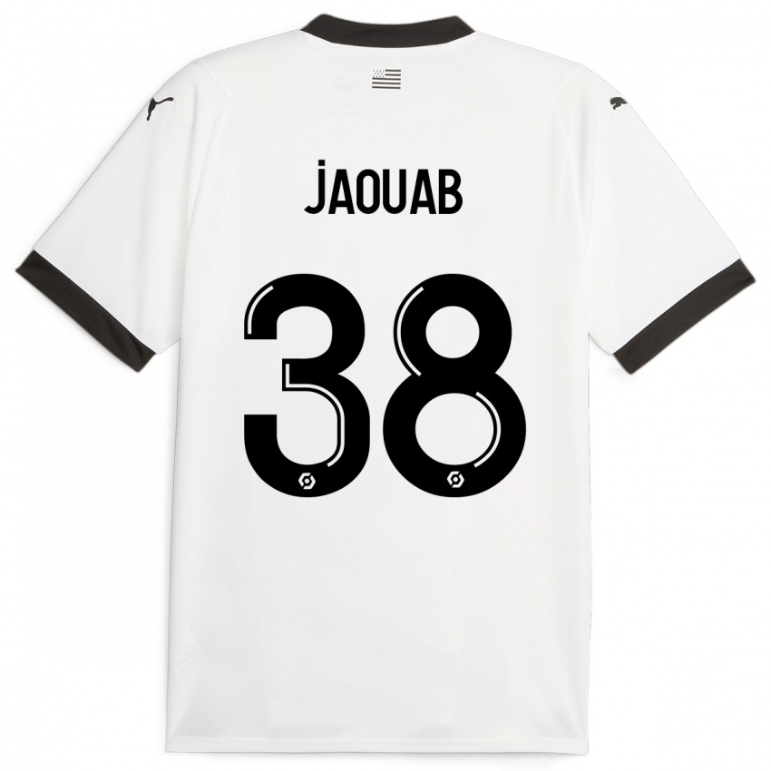 Mujer Camiseta Mohamed Jaouab #38 Blanco 2ª Equipación 2023/24 La Camisa México