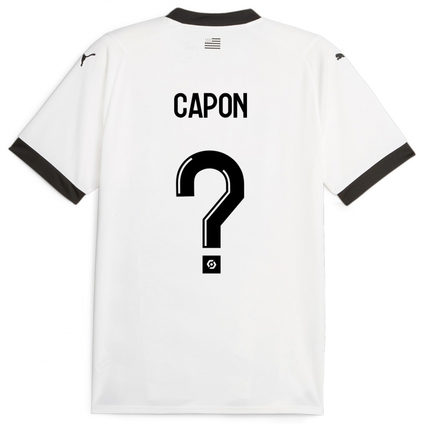 Mujer Camiseta José Capon #0 Blanco 2ª Equipación 2023/24 La Camisa México