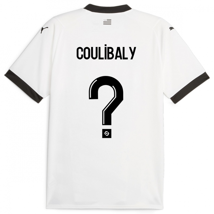 Mujer Camiseta Joël Coulibaly #0 Blanco 2ª Equipación 2023/24 La Camisa México