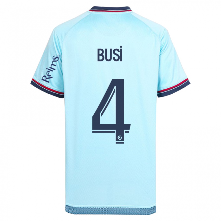 Mujer Camiseta Maxime Busi #4 Cielo Azul 2ª Equipación 2023/24 La Camisa México