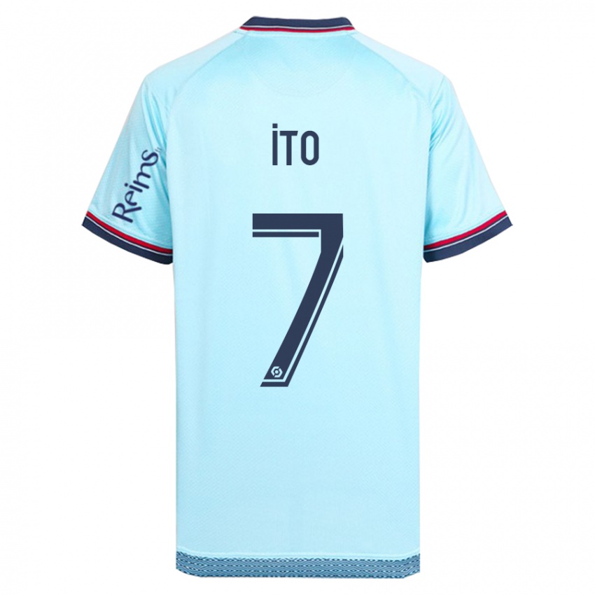 Mujer Camiseta Junya Ito #7 Cielo Azul 2ª Equipación 2023/24 La Camisa México