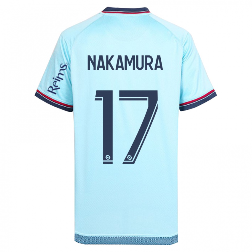 Mujer Camiseta Keito Nakamura #17 Cielo Azul 2ª Equipación 2023/24 La Camisa México