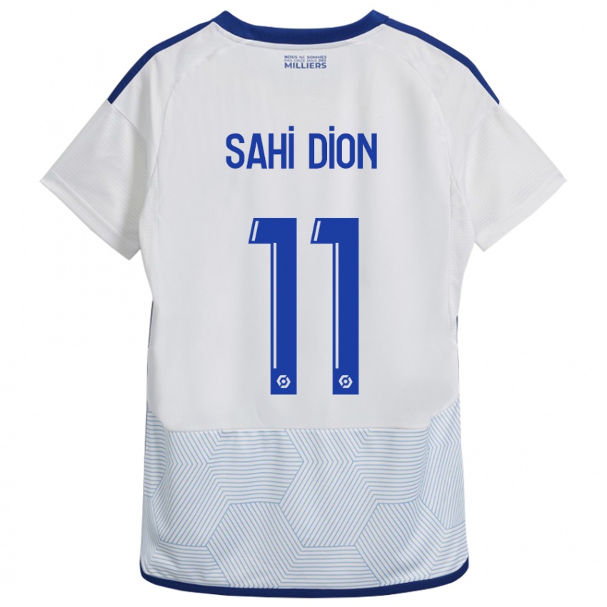 Mujer Camiseta Moïse Sahi Dion #11 Blanco 2ª Equipación 2023/24 La Camisa México