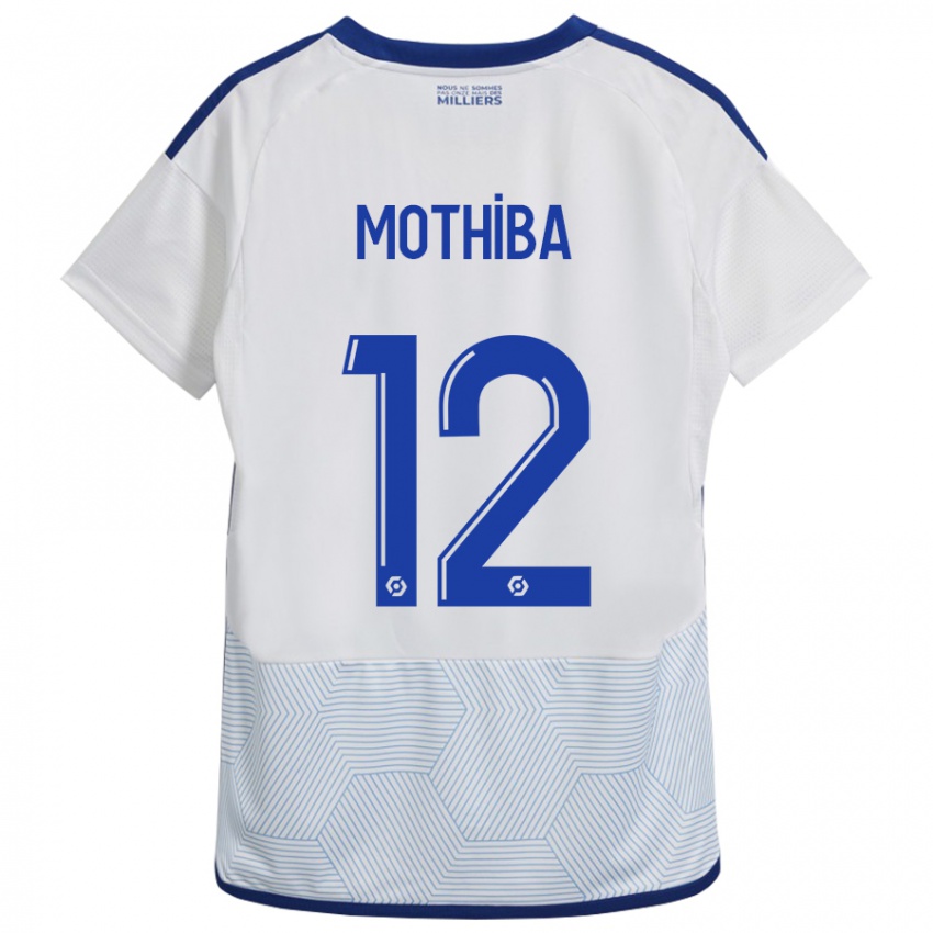 Mujer Camiseta Lebo Mothiba #12 Blanco 2ª Equipación 2023/24 La Camisa México