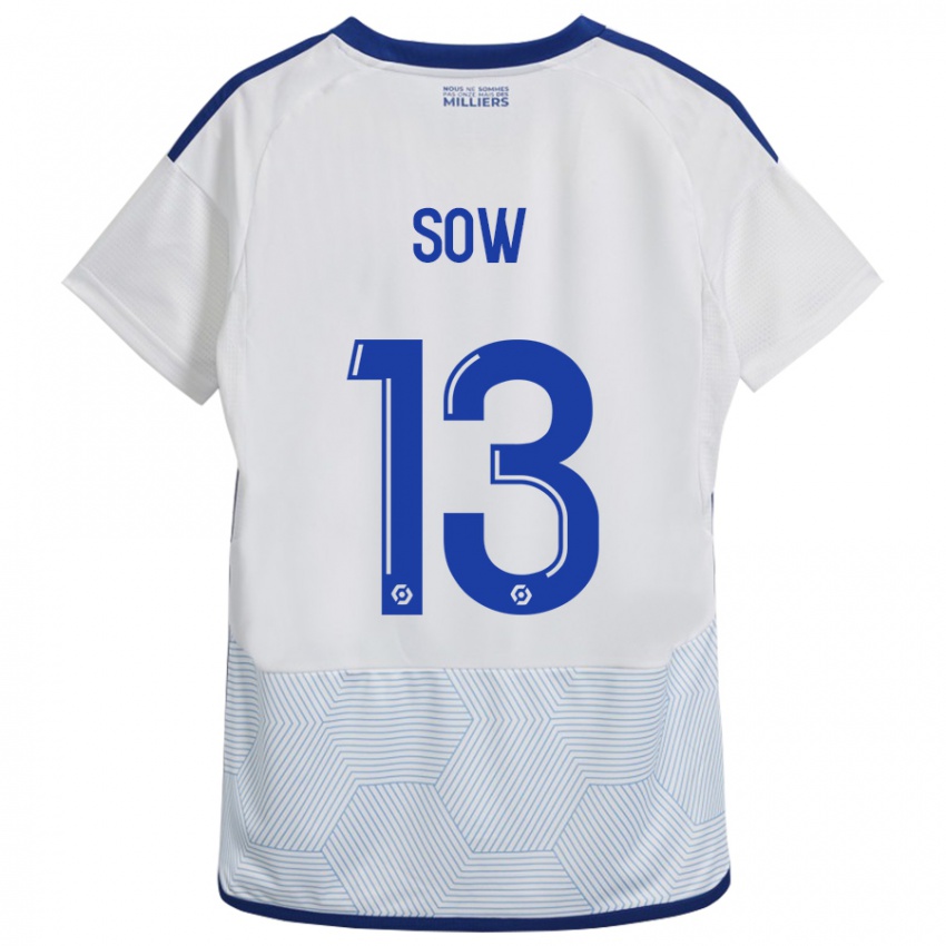 Mujer Camiseta Saïdou Sow #13 Blanco 2ª Equipación 2023/24 La Camisa México