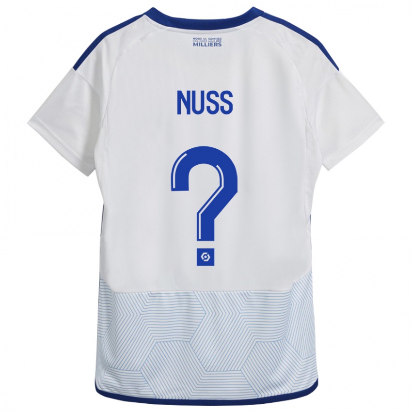 Mujer Camiseta Antoine Nuss #0 Blanco 2ª Equipación 2023/24 La Camisa México