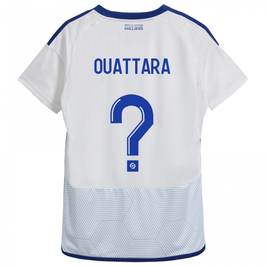 Mujer Camiseta Abdoul Ouattara #0 Blanco 2ª Equipación 2023/24 La Camisa México